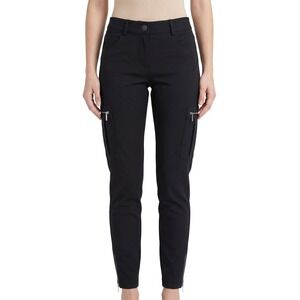 Elisabetta Franchi Women's Black Cargo Trousers Pants Size IT 42 / US‎ 6